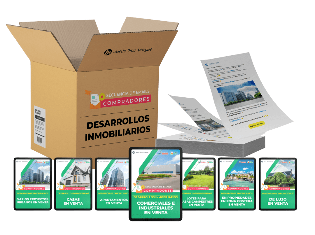 bloque compradores desarrollos inmobiliarios mockup